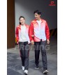 Bộ gió thể thao nam MDB-257 đỏ phối đen
